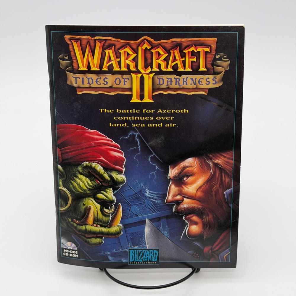 Warcraft II Tides of Darkness PC Vintage 1995 Manual‎ Only Blizzard